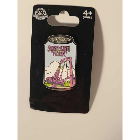 Busch Gardens Tampa - Attractions Soda Can Series Pin - Serengeti Flyer New - Picture 2 of 2